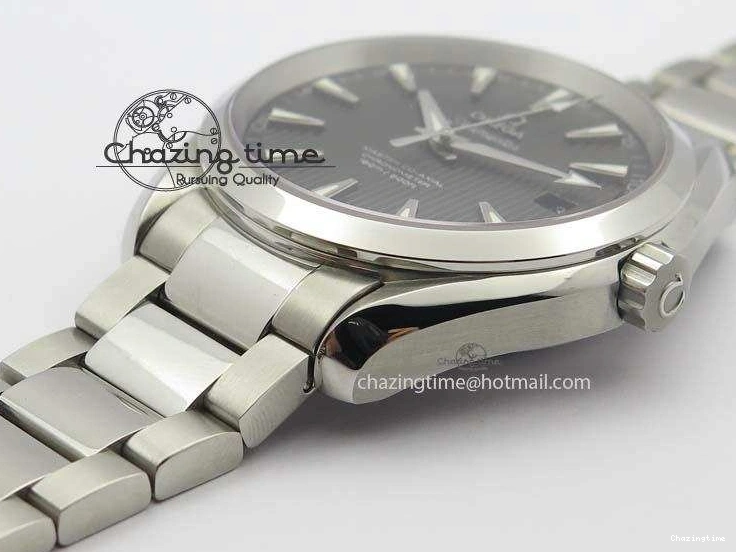 0303 Versatile Aqua Terra ‘PyeongChang 2018’ JHF Best Edition Black Dial On SS Bracelet A 8204